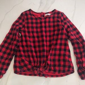 Abercrombie button back flannel